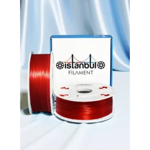 PLA + 500mms Transparan Kırmızı Renk 1KG